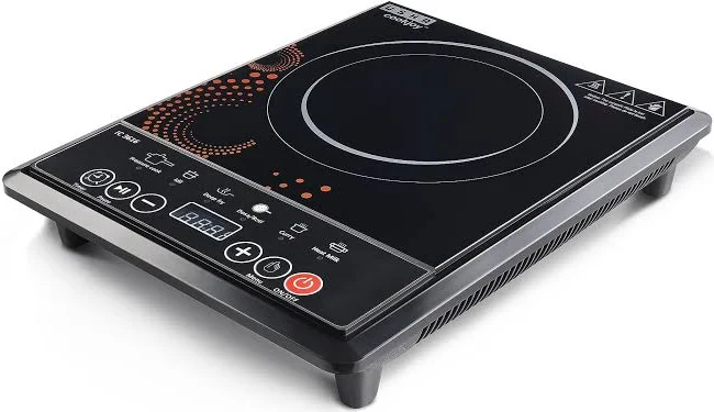 NEW- USHA Cook Joy (3616) 1600-Watt Copper Sealed Induction Cooktop (Black)